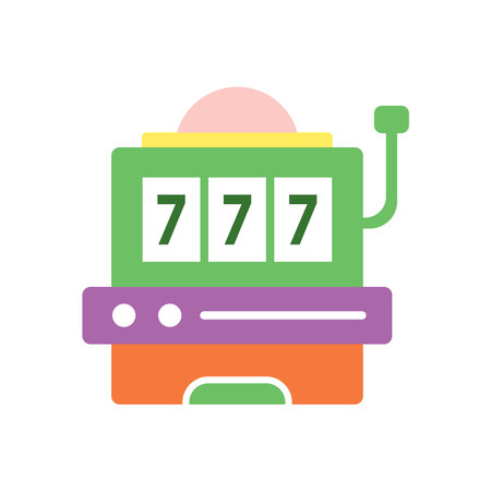 Slot machine icon vector design templates simple concept design