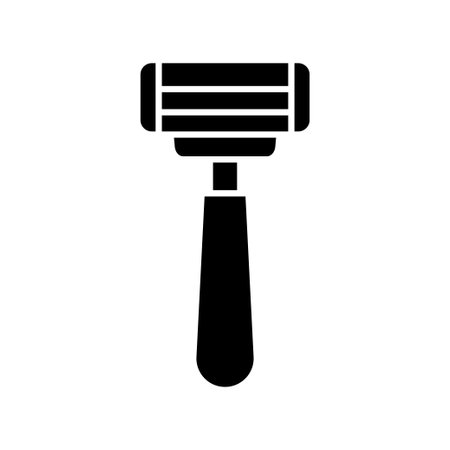 Safety razor icon vector design templates simple and modern isolated on white backgroundのイラスト素材