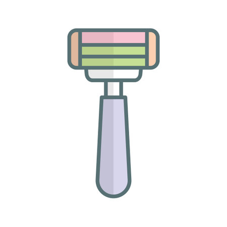 Safety razor icon vector design templates simple and modern isolated on white backgroundのイラスト素材