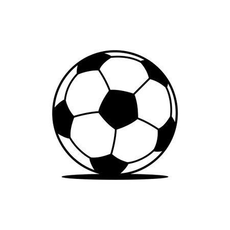 Soccer ball icon vector design templates isolated on white backgroundのイラスト素材