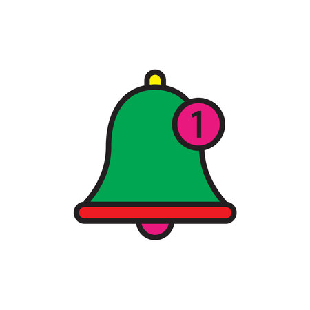 Bell icon vector design templates simple and modern conceptのイラスト素材