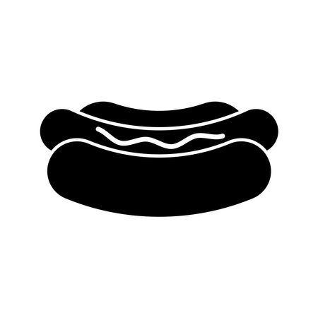 Hot dog icon vector design templates simple and modern conceptのイラスト素材