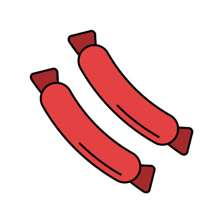 Sausage icon vector design templates simple and modern conceptのイラスト素材