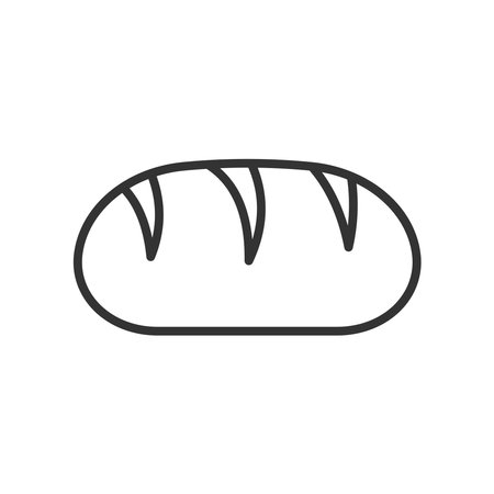 Bread icon vector design templates isolated on white backgroundのイラスト素材