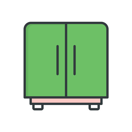 Cupboard icon vector design templates simple and modern conceptのイラスト素材
