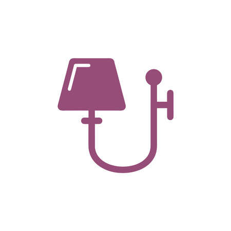 Desk Lamp icon vector design templatesのイラスト素材