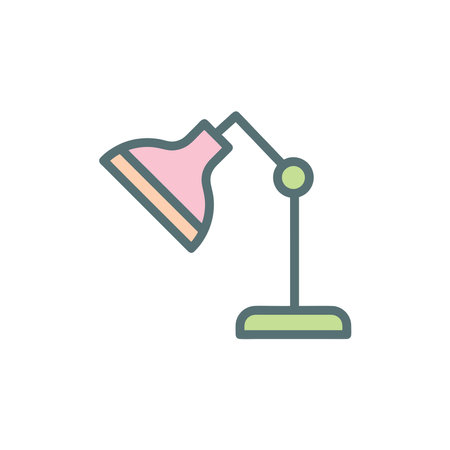 Desk Lamp icon vector design templatesのイラスト素材