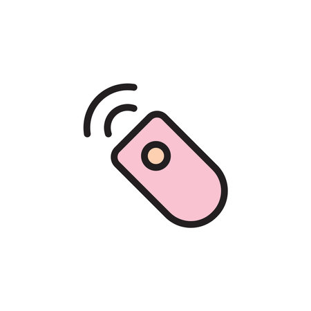 Remote control icon in trendy flat style isolated on white background. Vector illustration.のイラスト素材