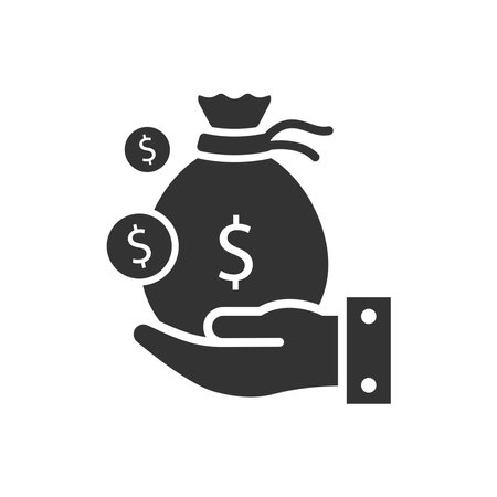 Salary icon vector design templates simple and modern conceptのイラスト素材