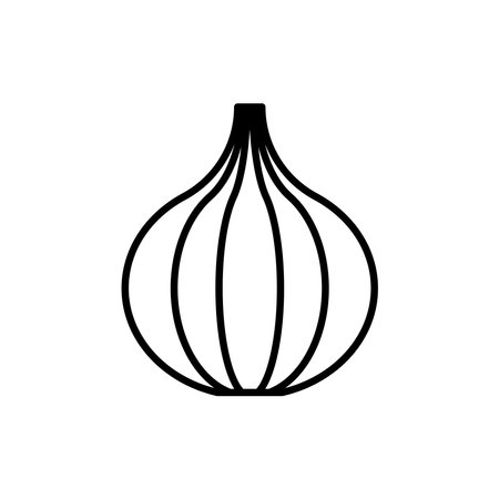 Onion icon flat design vector design templates isolated on white backgroundのイラスト素材