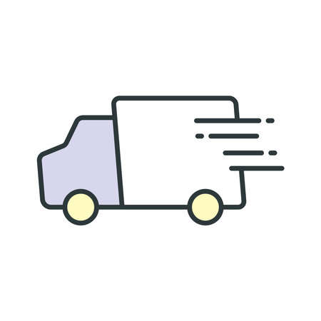 Fast Shipping icon vector design templates simple and modern conceptのイラスト素材