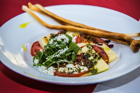 Detail on special designe for food on plate.の写真素材
