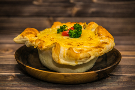 Detail on special designe for food on plate.の写真素材