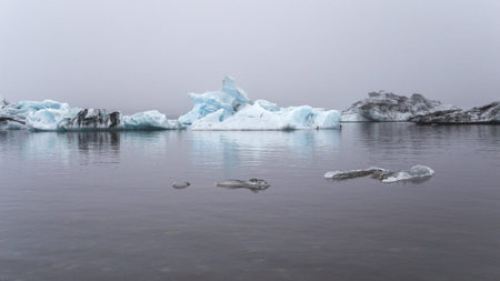 The Diamond Beach in Iceland.Image contains little noise because of high ISO set on camera.