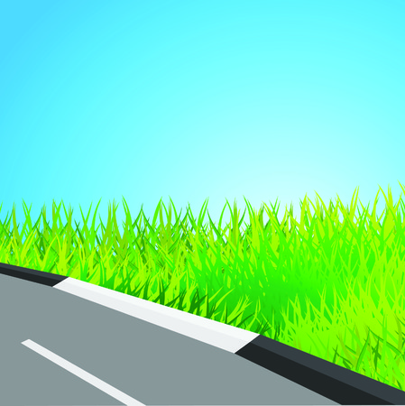 Ecological background. Vector illustrationのイラスト素材