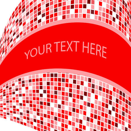 Stylish square banner. Vector illustrationのイラスト素材