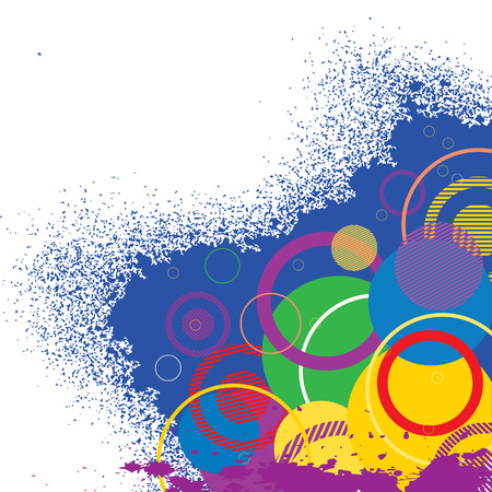 Stylish blue banner. Vector illustration のイラスト素材