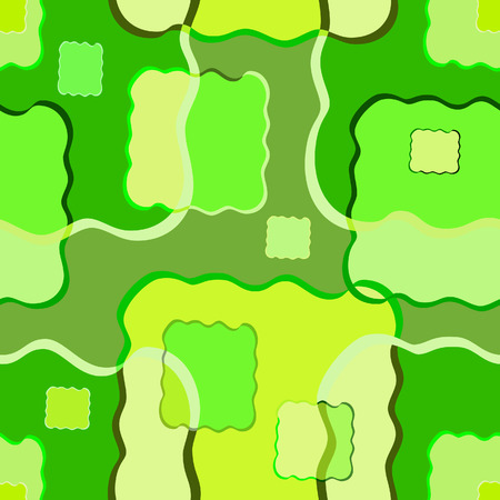 Abstract seamless in green colourのイラスト素材