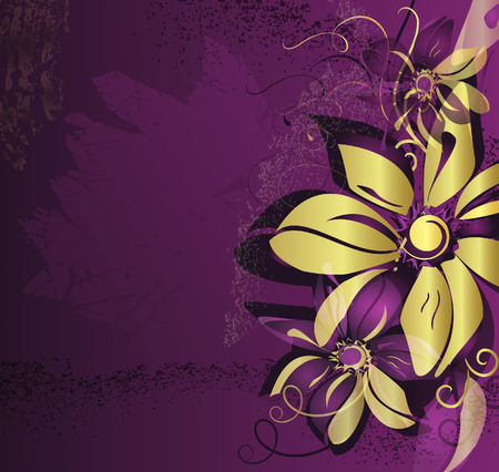 Flower background - an element of yours design, eps10のイラスト素材