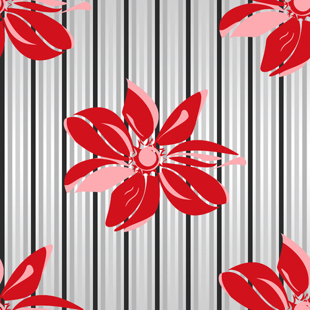 Floral seamless pattern.  illustrationのイラスト素材
