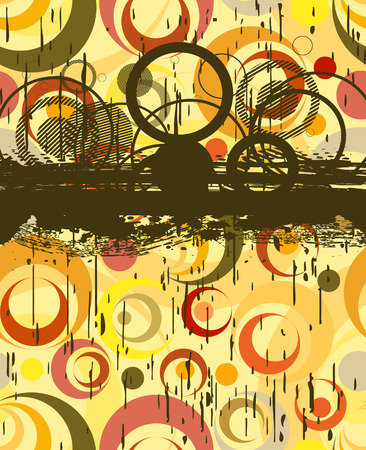 Grunge abstract illustration. Vectorのイラスト素材
