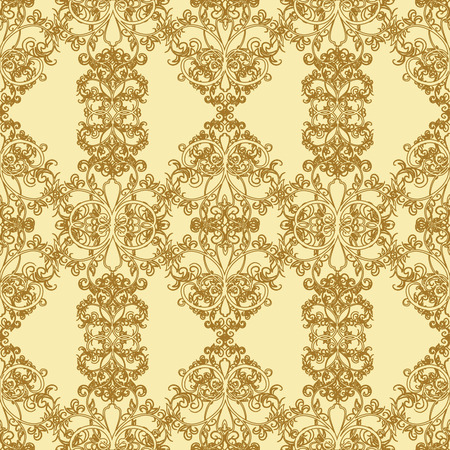 Gold seamless pattern.  illustrationのイラスト素材