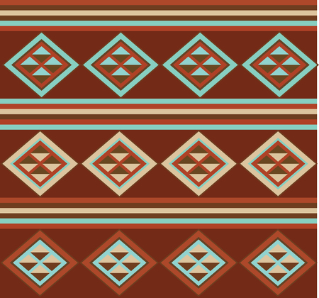 Ethnic seamless sample of a background. Vector illustrationのイラスト素材