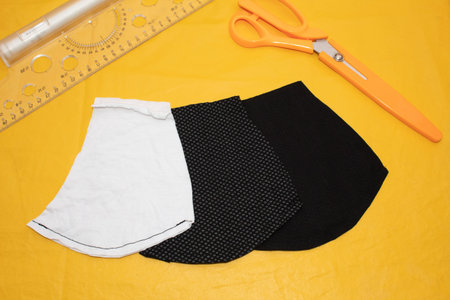 How to make a protective face mask at home from fabric, convenient mask step-by-step instructions,...