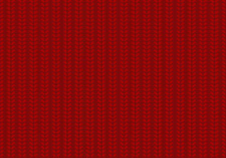 English elastic, red seamless texture, knitting vector backgroundのイラスト素材