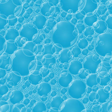 seamless pattern of the bubbles. foam of soap bubbles.の写真素材