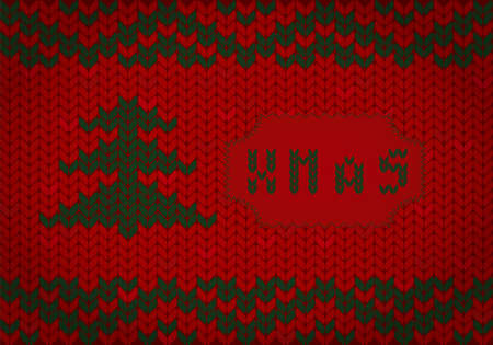 knitted Christmasの写真素材