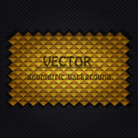 gold geometric background. advertising bannerの写真素材