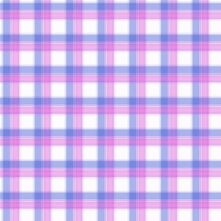 Fabric in in pink and lilac and blue checkered pattern seamless pattern tartan. vector backgroundのイラスト素材