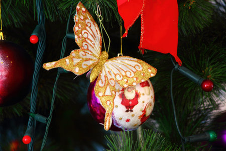 hang on the Christmas tree Christmas toysの写真素材