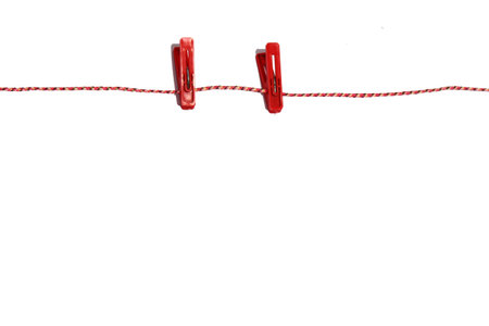 two pegs and rope