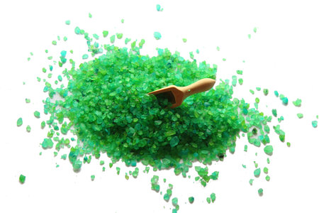 pieces of sea saltの写真素材