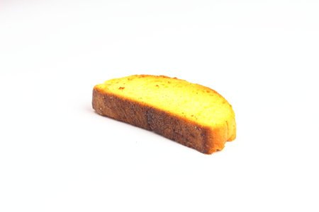 toast of white bread isolated on a white background