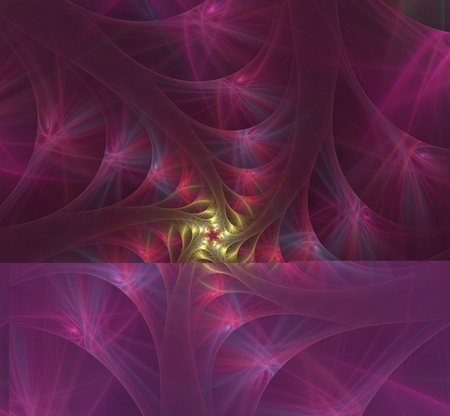 fractal in the form of purple-blue spiral steps downの写真素材