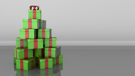 Christmas tree concept.の写真素材