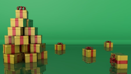 Christmas tree concept.の写真素材