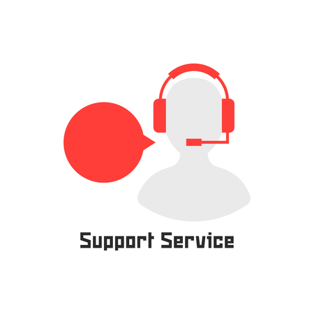 silhouette assistant like support serviceのイラスト素材
