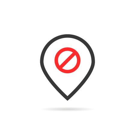 Linear pin like offlineのイラスト素材