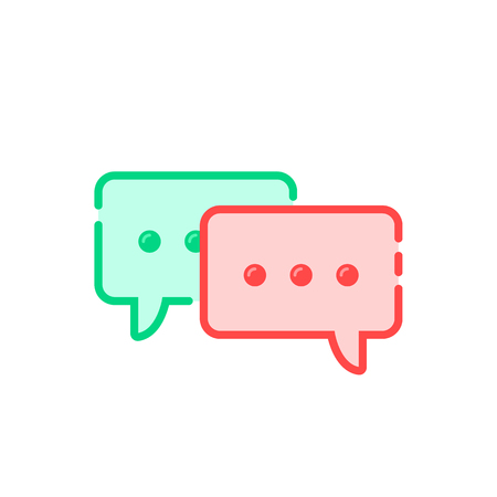 Speech bubbles icon.のイラスト素材