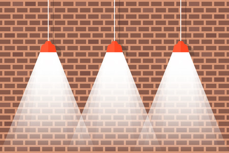 Ceiling lamps icons.のイラスト素材