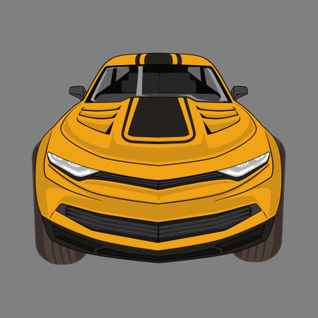 Modern Sport Car Vector Illustrationのイラスト素材