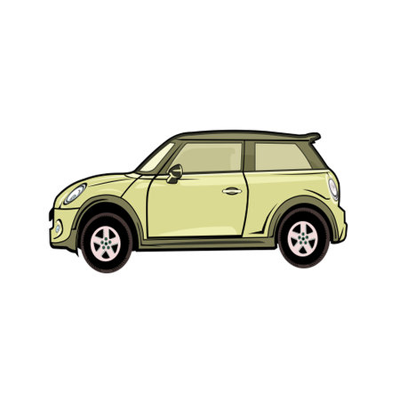 Modern Car Vector Illustrationのイラスト素材