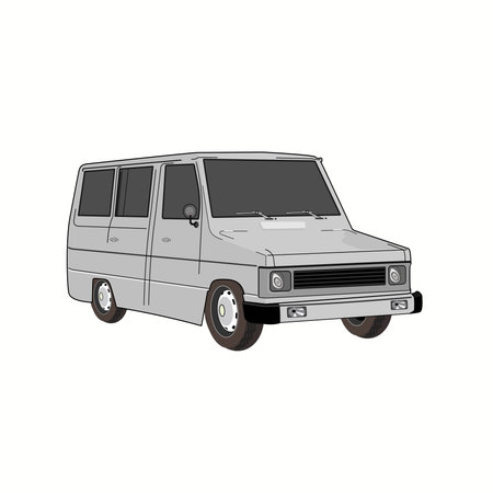Classic Car Vector Illustrationのイラスト素材