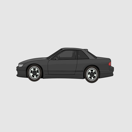 Modern Car Vector Illustrationのイラスト素材