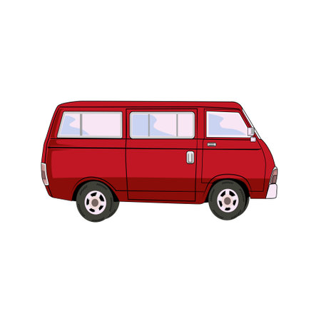 Classic Car Vector Illustrationのイラスト素材