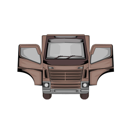 Truck Vector Illustrationのイラスト素材